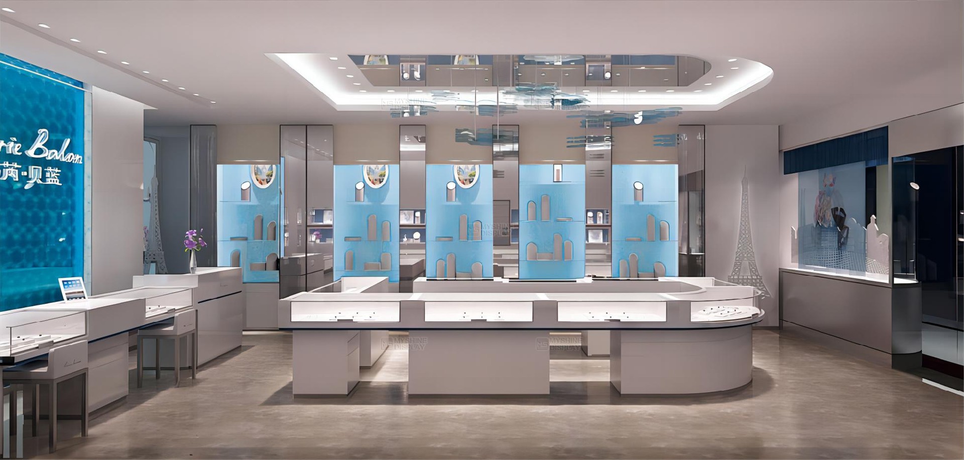 Myshinedisplay Jewellery Shop Interior Design 45