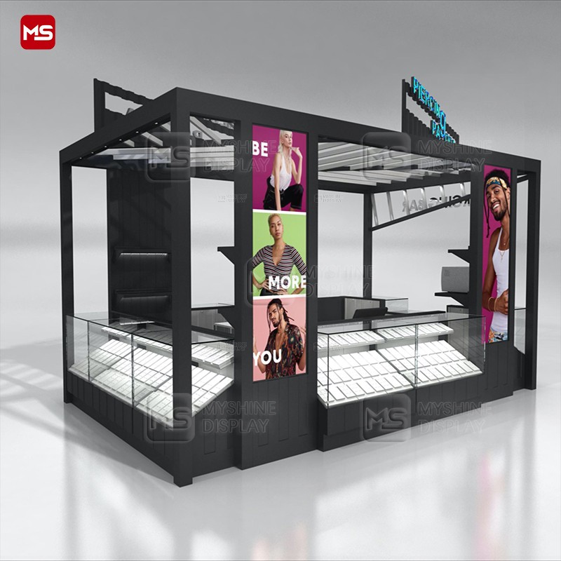 Customized Luxury Cell Phone jewelry Kiosk For Sale manufacturers From MYSHINE DISPLAY  K3