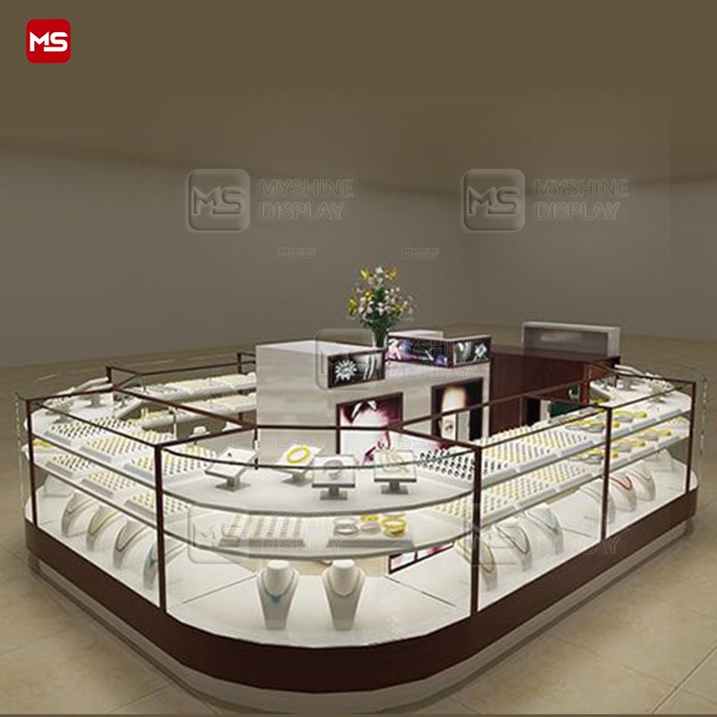 MYSHINE DISPLAY Jewelry Kiosk Design Elevating Retail Experience K6