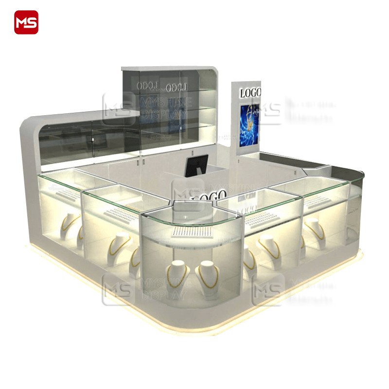 MYSHINE DISPLAY Cabinet Display Showcase Jewelry Shop Kiosk Design K29