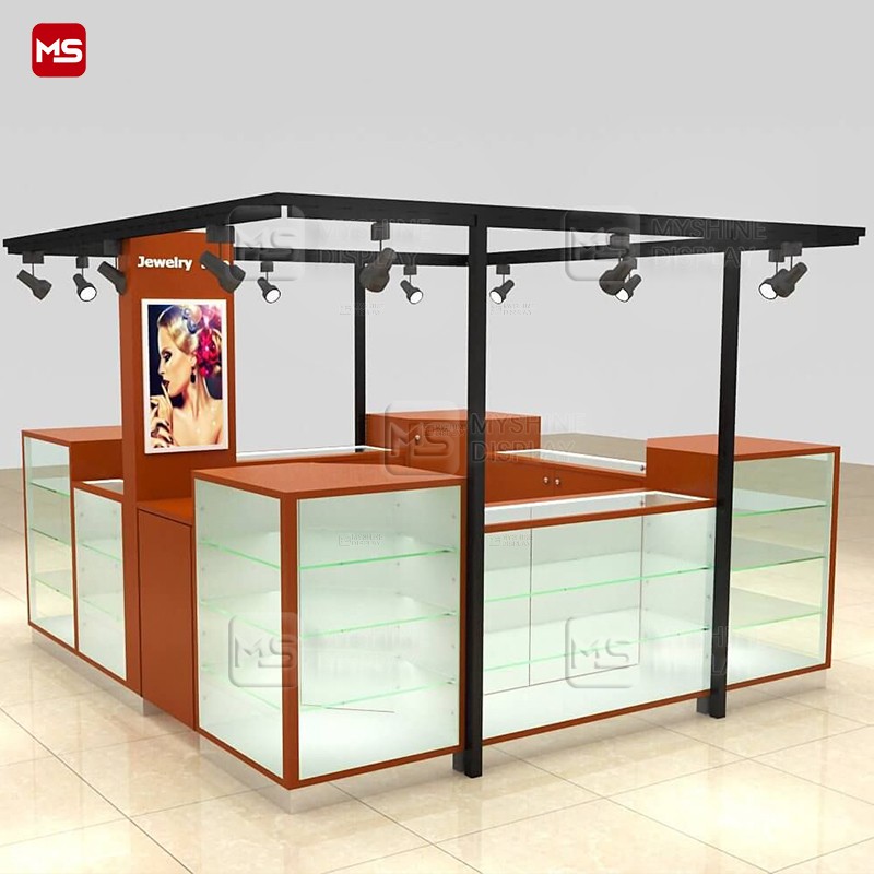 MYSHINE DISPLAY Counter Display Stand Shop Furniture For Jewelry Kiosk K29