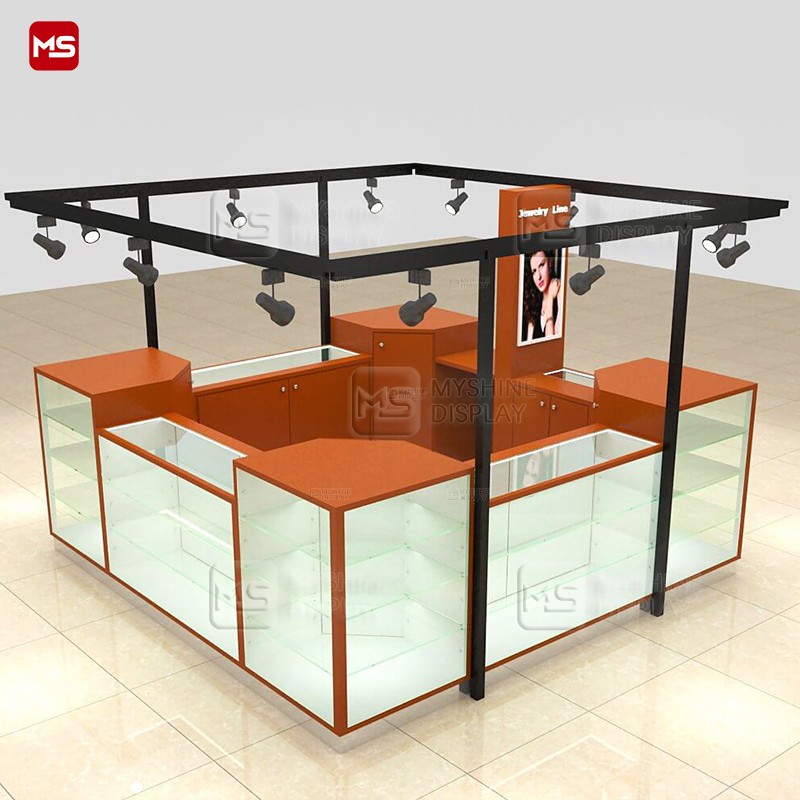 MYSHINE DISPLAY Counter Display Stand Shop Furniture For Jewelry Kiosk K29