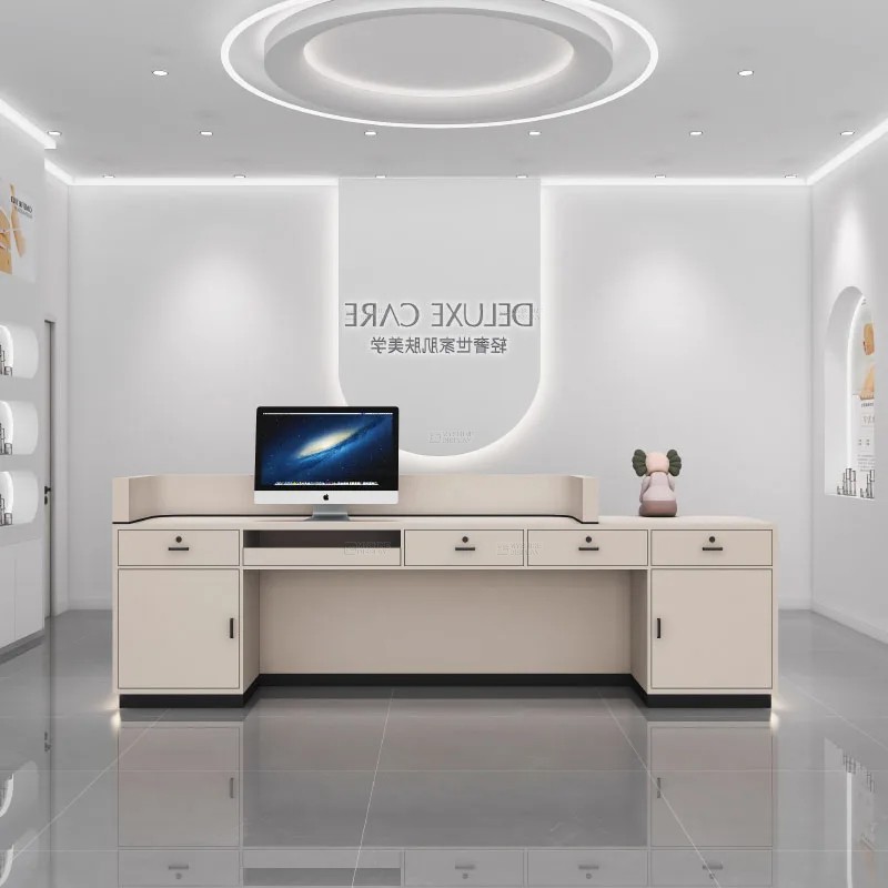 MYSHINE DISPLAY Luxurious Jewellery Shop Reception Desk C7