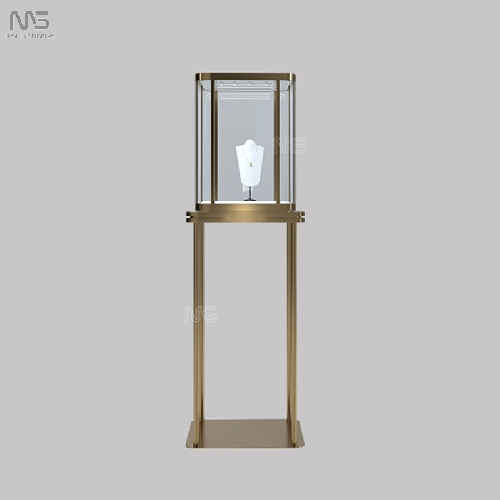 High End Jewelry Glass Display Case Jewellery Store Display Cabinet MYSHINE DISPLAY