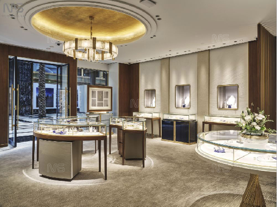 Elegant Modern Jewelry Store Interior Design