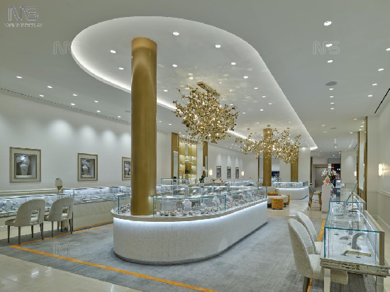 Art of Display Enhancing Jewelry Store Interior Layouts