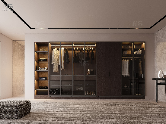 MYSHINE DISPLAY Modern Walk-in Closet Wardrobe No. 8