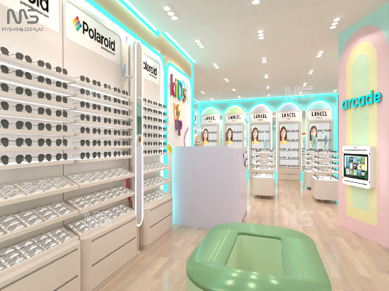 Luxury Eyewear Display Units with LED Lighting