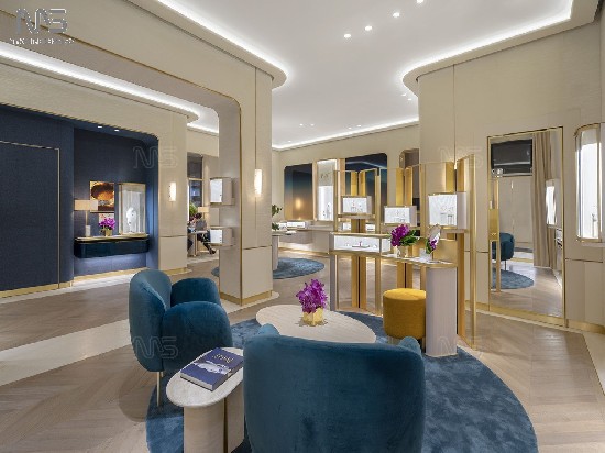 Elegant Jewelry Store Interior Design Custom Showcase