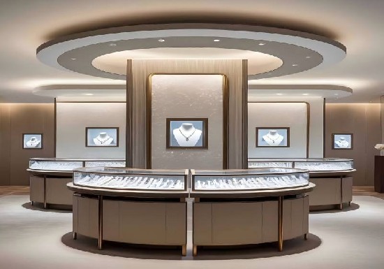 Luxury Jewelry Showroom Fixtures & Display Solutions