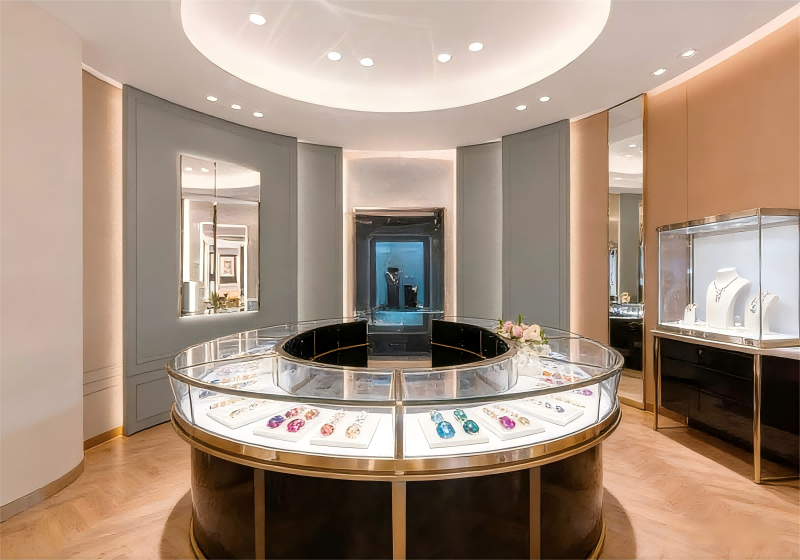 Premium Custom Jewelry Showcases