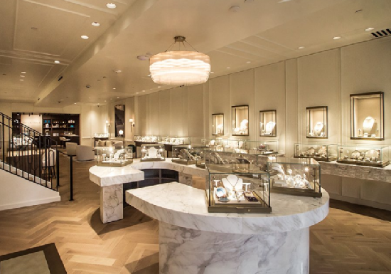 Premium Jewelry Display Cabinet Design for Luxury Stores