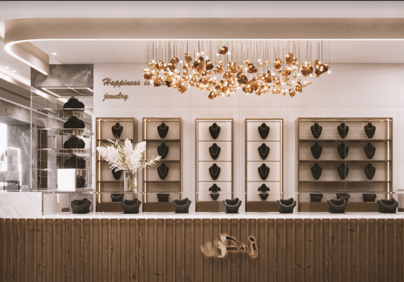 Luxurious and Elegant Jewelry Store