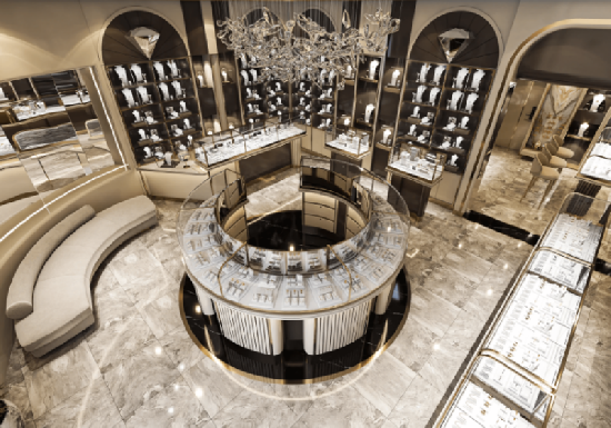 High-end Jewelry Store Display