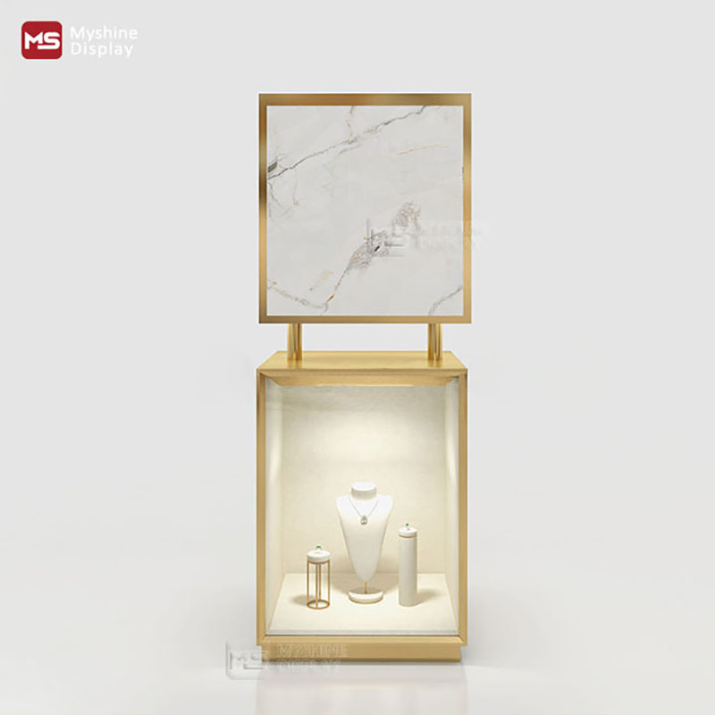 High-end jewelry store window display cabinets.jpg