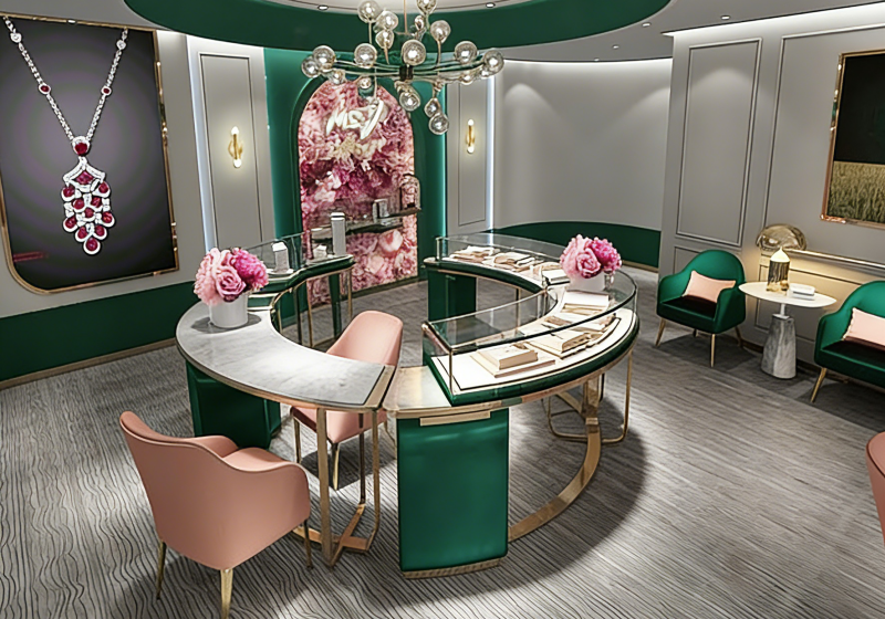 Luxurious and Elegant Jewelry Store