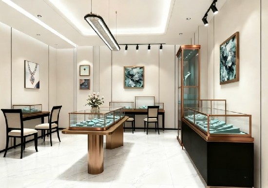 White & Rose Gold Minimalist Luxury Jewelry Store (Jade-Focused)