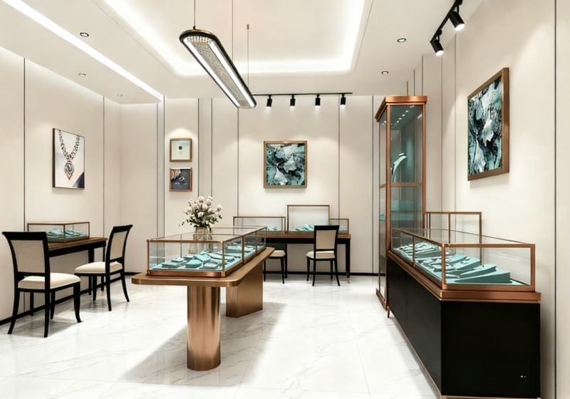 White & Rose Gold Minimalist Luxury Jewelry Store (Jade-Focused)