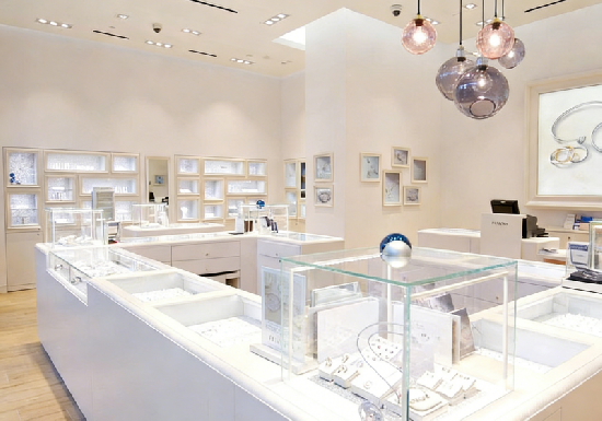 Luxury Marble Jewelry Store Display & Interior Design