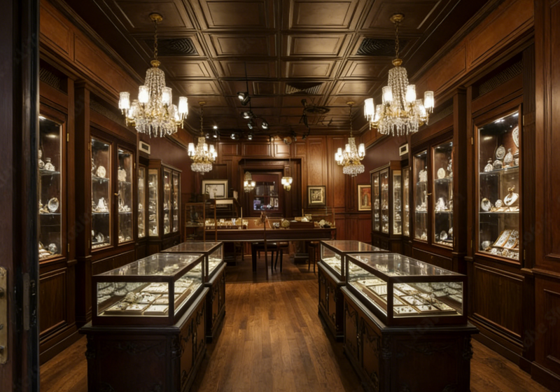 Classic Heritage Jewelry Store Design
