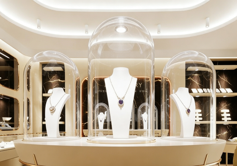 Parisian-Inspired Soft Luxury Jewelry Store Design
