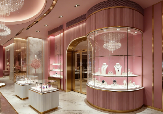 Black & Gold Luxury Jewelry Store