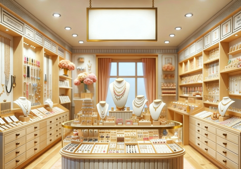 Soft Coastal Luxury Jewelry Display Cases