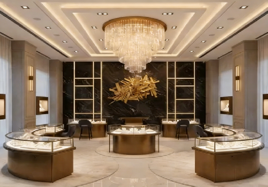 Luxury Jewelry Display Cases: Where Warmth Meets Modern Elegance