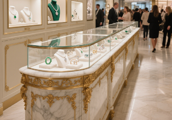 Royal Baroque Luxury Jewelry Display Cases