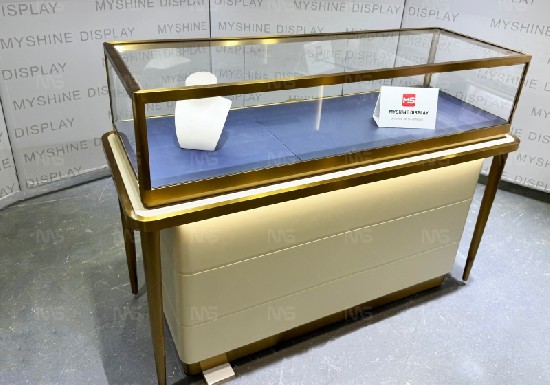 Warm Gold Jewelry Showcase