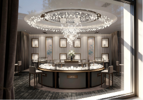Luxury Circular Jewelry Store Solution — Designed to Elevate Sales & Brand Value