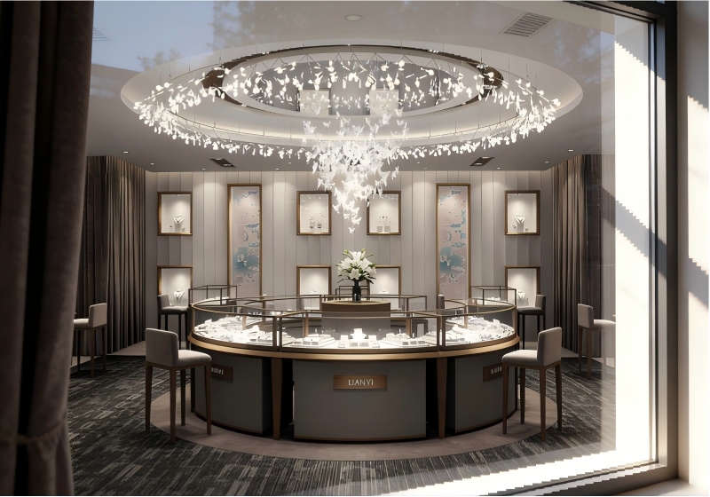 Luxury Circular Jewelry Store Solution — Designed to Elevate Sales & Brand Value