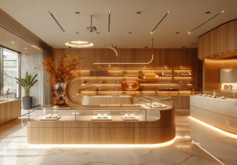 Luxury Jewelry Display Cabinets for High-End Jewelry Stores