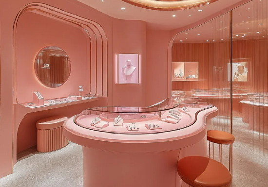 Pink & Gold Luxury: A Feminine, Dreamy Retail Identity