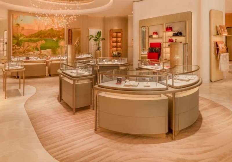 A example for design an African-style jewelry store