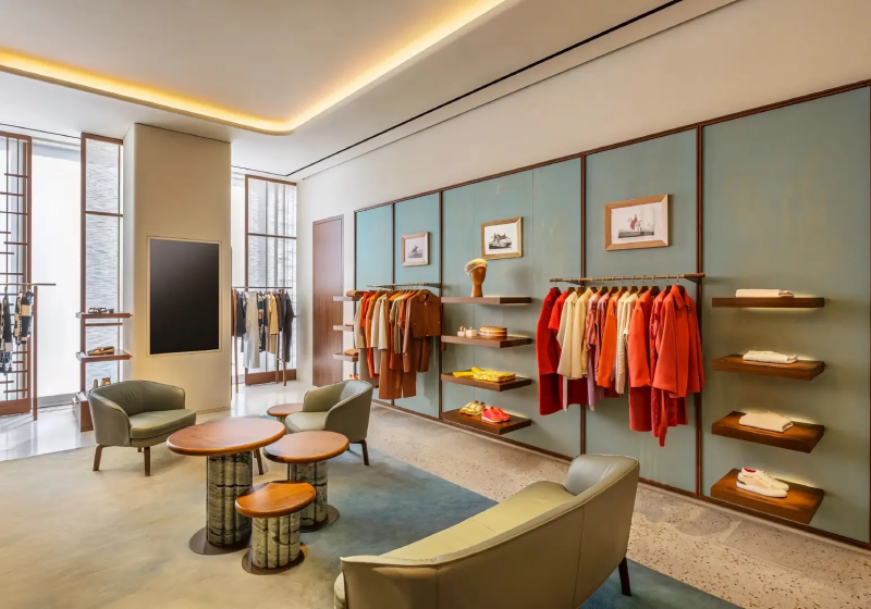 Hermès-Inspired Luxury Jewelry Display Cabinet Design