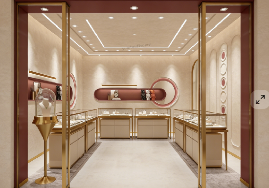 Jewelry Display Cabinets with LED Lighting System