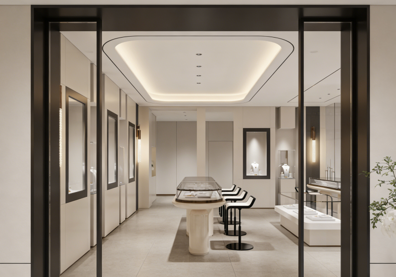 Best Jewelry Showcase Design for Retail Stores