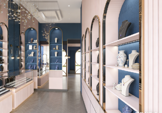 Custom Jewelry Display for Luxury Jewelry Stores