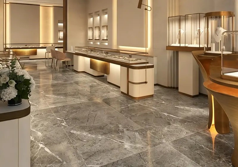 Elegant High-End Jewelry Store Interior Design