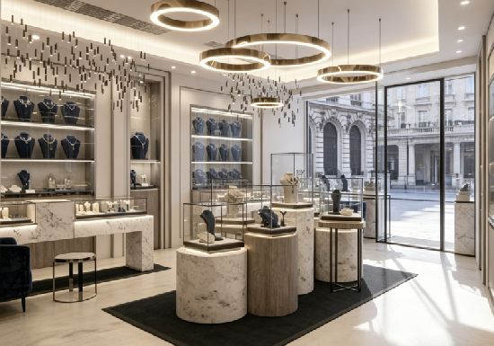 Small Jewelry Shop Design Project with Budget Solution