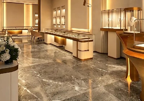 Elegant High-End Jewelry Store Interior Design