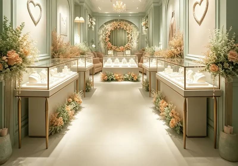 Blush & Bloom Jewelry Store Interior Design