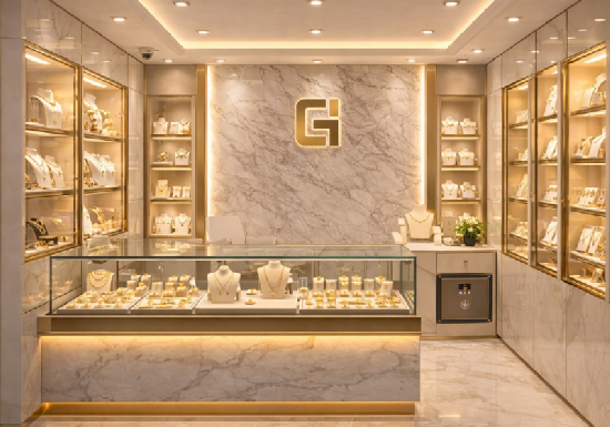 Premium Glass Jewelry Display Cabinet — Modern Secure Showcase for Retail  Overview