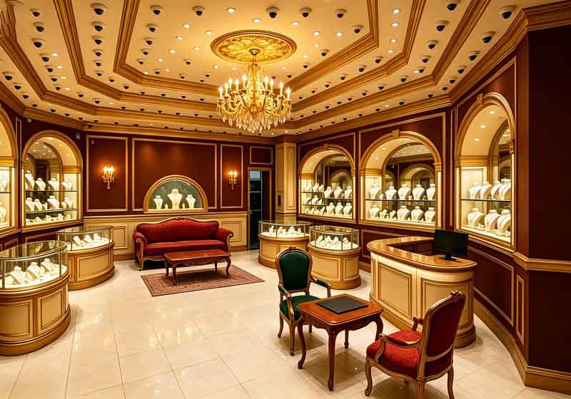 The Royal Showcase Jewelry Store design