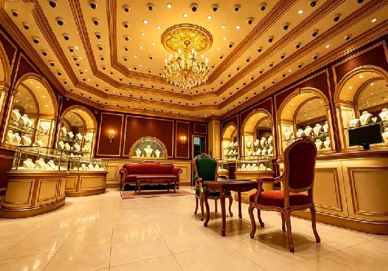 Elegant Structure & Refined Artistry  Jewelry Store Design