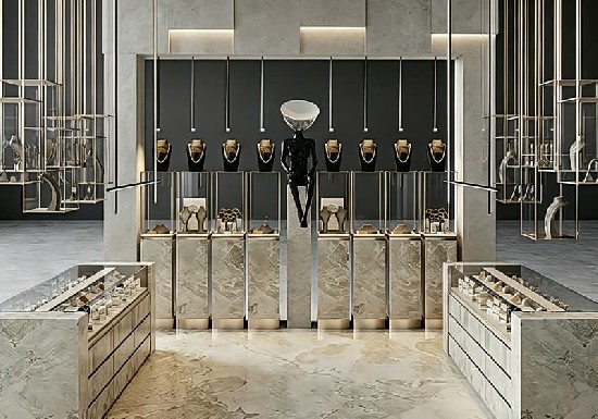 Elegant Structure & Refined Artistry  Jewelry Store Design