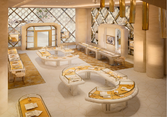 Luxury Grand-Scale Jewelry Boutique Interior Design