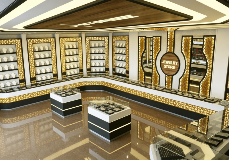 Premium Custom Jewelry Display Cases for Luxury Retail Stores