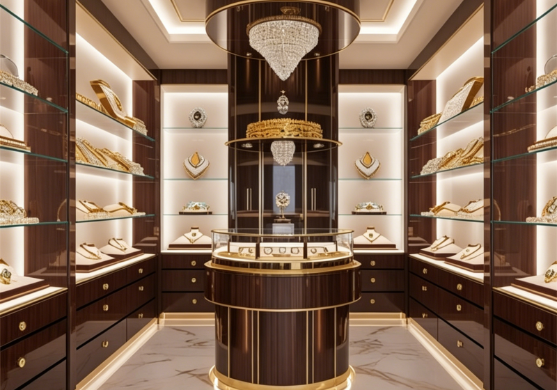 Premium Custom Luxury Jewelry Display Cabinets